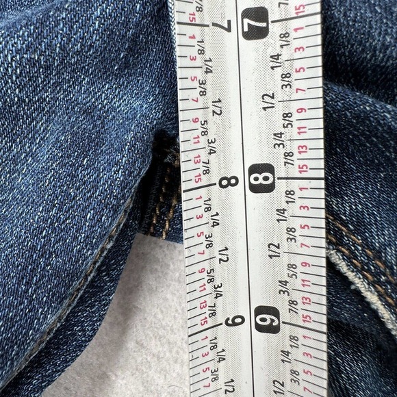 Cult of Individuality Womens 26X31 Jeans Zen Mid Rise Blue Skinny Distressed - Picture 11 of 15